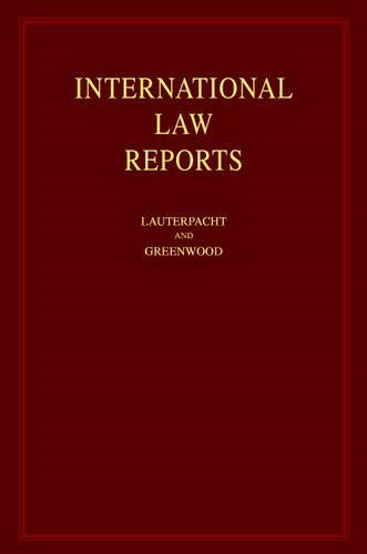 International Law Reports: Volume 123