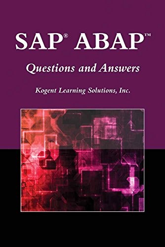 SAP Abap Questions & Answers (Jones and Bartlett Publishers Sap) (Jones and Bartlett Publishers SAP Book) SAP Abap Questions & Answers (Jones and Bartlett Publishers Sap) (Jones and Bartlett Publishers SAP Book)