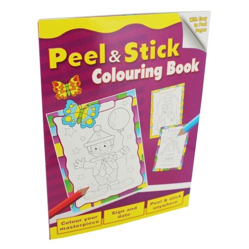 Peel And Stick Colouring Book 4 Peel And Stick Colouring Book 4