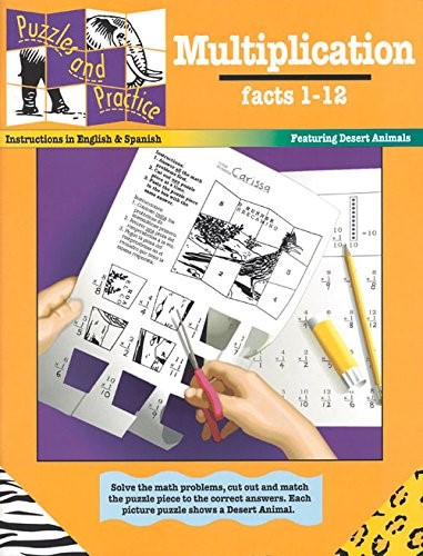 Multiplication, Facts 1-12 (Puzzles and Practice Series)