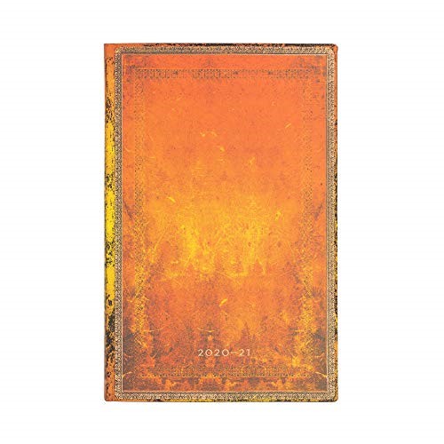Paperblanks Flexi 2020-2021 18 Monthly Calendar Softcover Clay Grate Vertical Maxi 135 x 210 mm