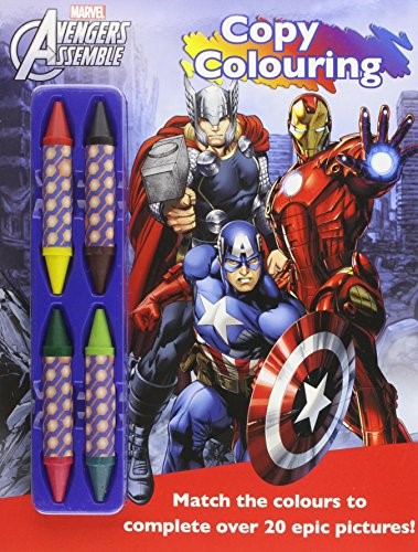 Marvel Avengers Assemble Copy Colouring