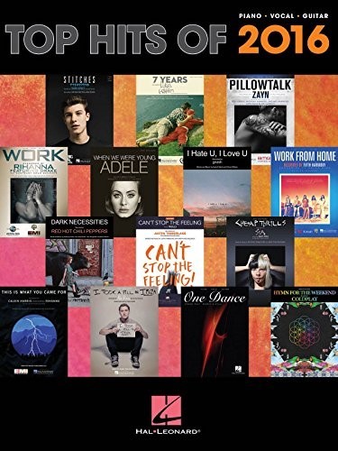 Top Hits of 2016: Piano, Vocal, Guitar