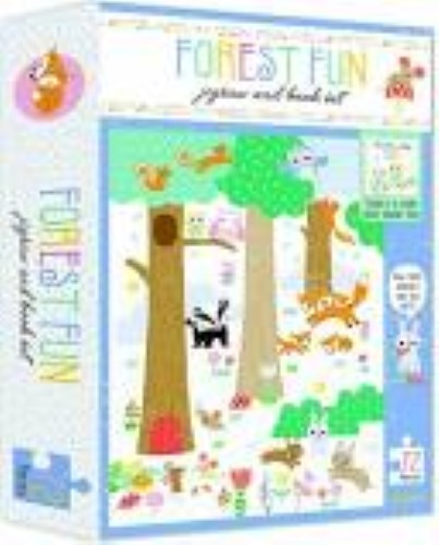 North Parade Forest Fun 72 Piece Animal Jigsaw Puzzle and Story Book North Parade Forest Fun 72 Piece Animal Jigsaw Puzzle and Story Book
