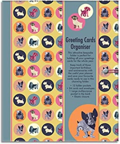 Dot the Dog Greeting Card Keepsake Folder with Elastic Closure