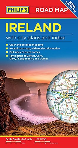 Philip's Ireland Road Map (Philips Road Map)
