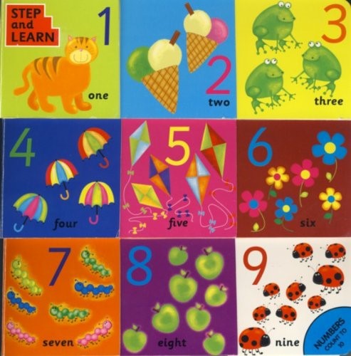 Step And Learn Numbers (9 Flap Board Book) Step And Learn Numbers (9 Flap Board Book)