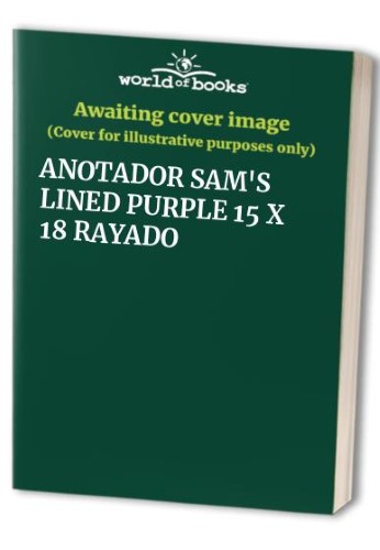 ANOTADOR SAM'S LINED PURPLE 15 X 18 RAYADO