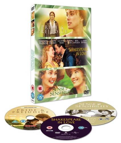Pride And Prejudice/Sense And Sensibility/Shakespeare In Love [DVD]