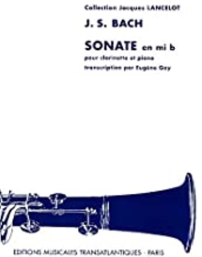 Jean Sebastien Bach: Sonate en Mib Majeur
