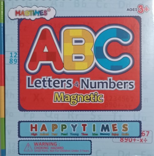 MAGTiMES Magnetic Letters and numbers to Toddlers, Refrigerator Magnets Alphabet to kids --- 82PCS